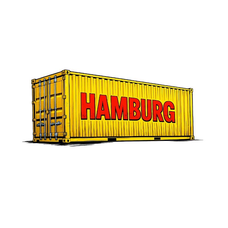 Hamburg Gelber Container Design