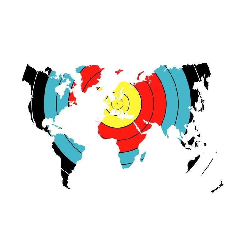 Archery World Map