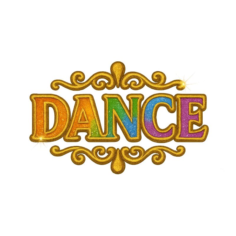 DANSE | Design de danse coloré au style rétro
