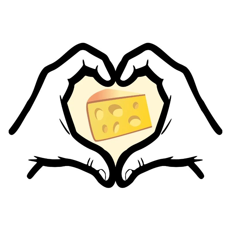 Cheese Love Heart