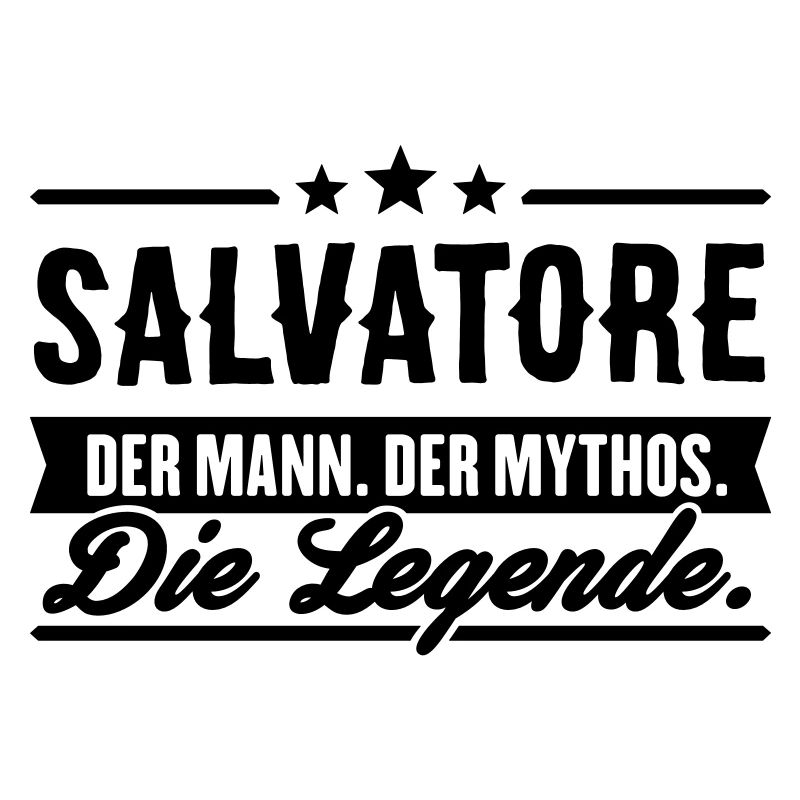 Man Myth Legend Salvatore
