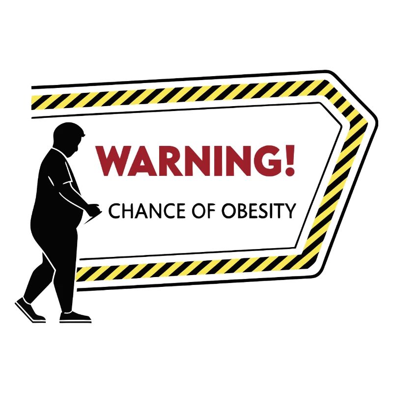 Warning: Obesity Caution Graphic