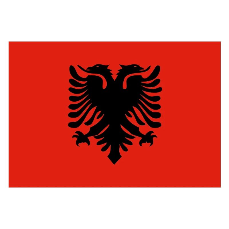 Conception du drapeau de l’aigle albanais