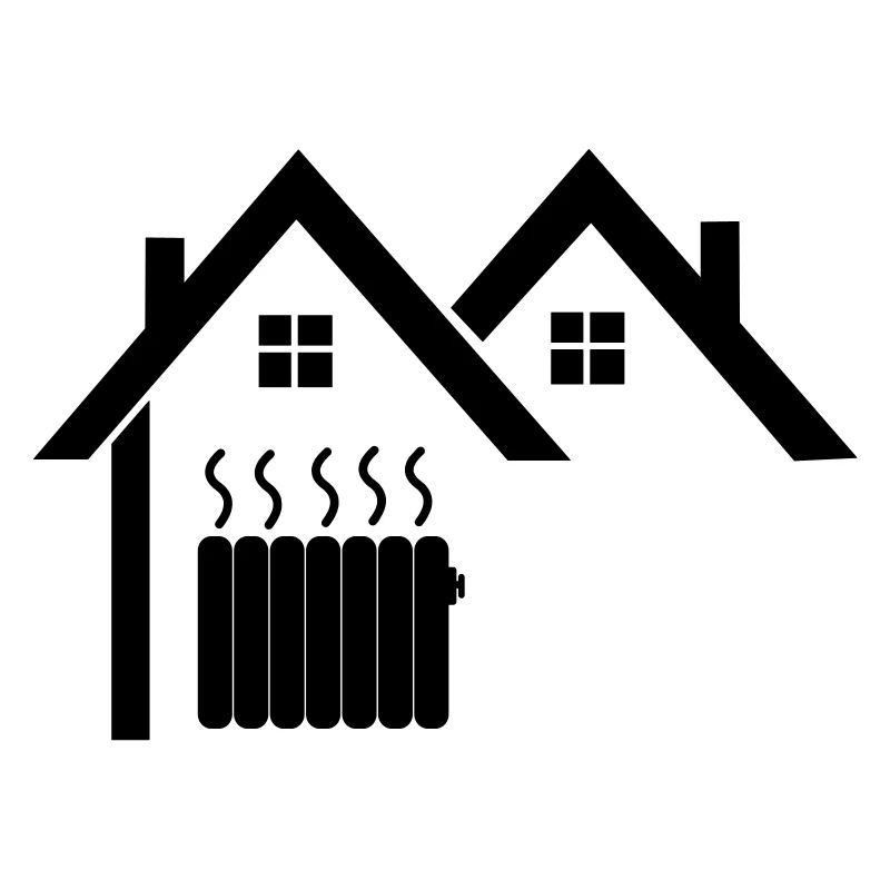House heating central heating central heating logo