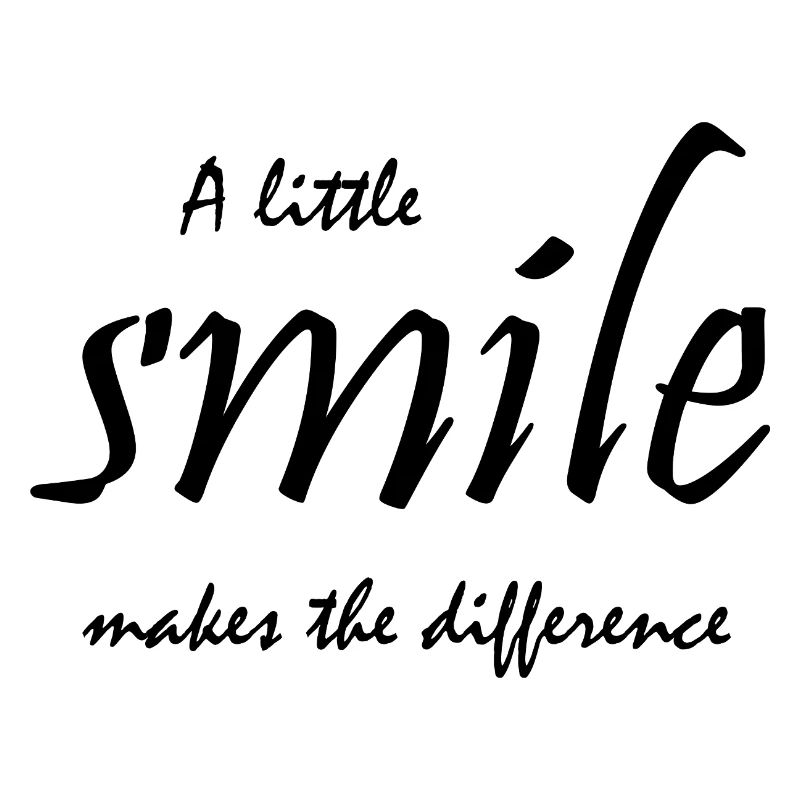 A little smile makes the difference
