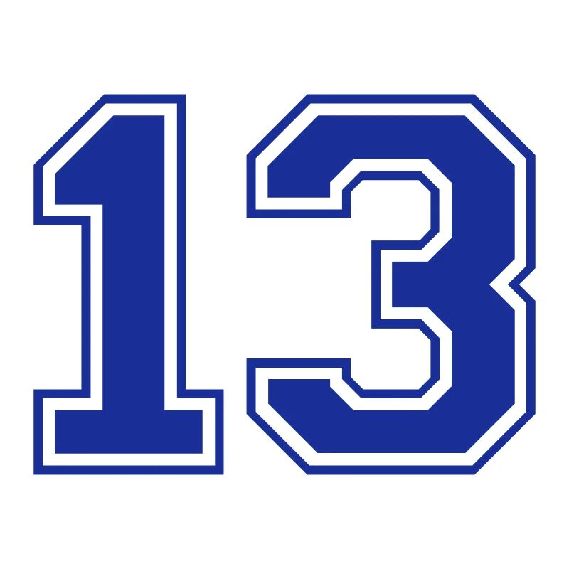 13 - Nummer - Zahl