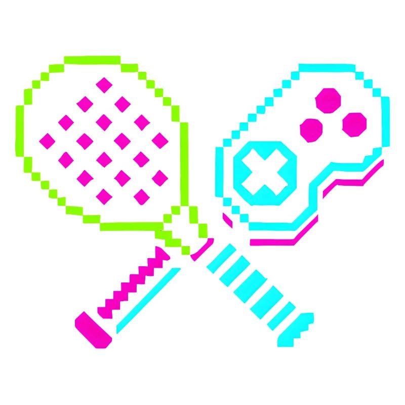 Retro Arcade Neon Paddel