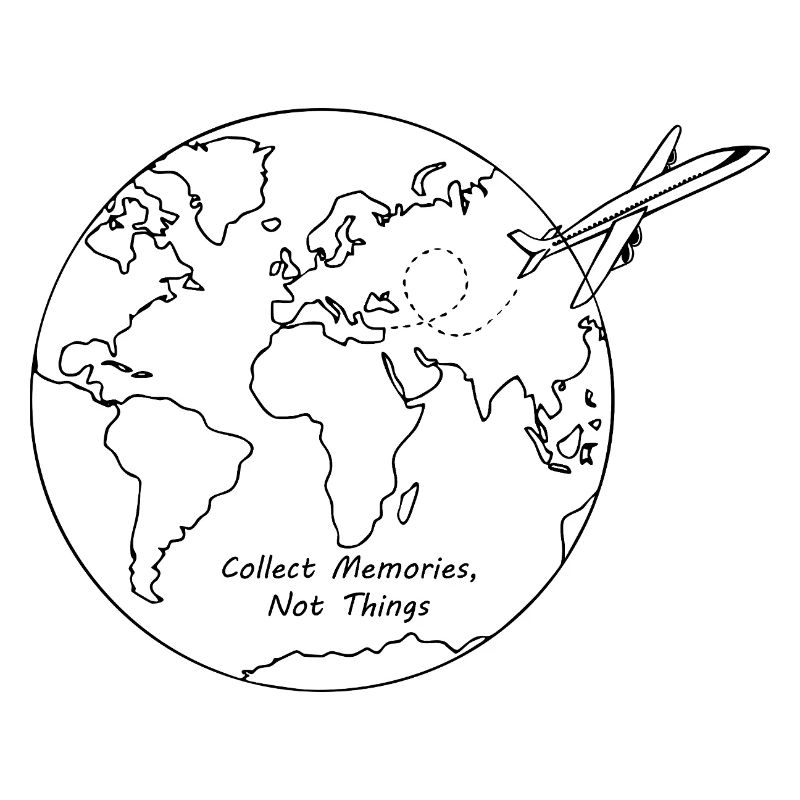 Sammle Erinnerungen, nicht Dinge, Traveller-Design