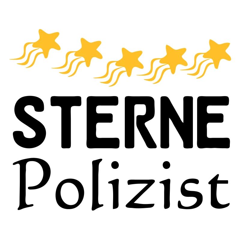 Sterne Polizist Geschenk