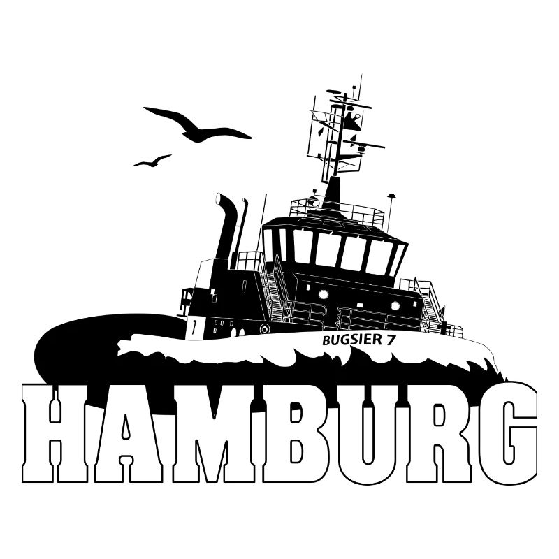Schlepper im Hamburger Hafen