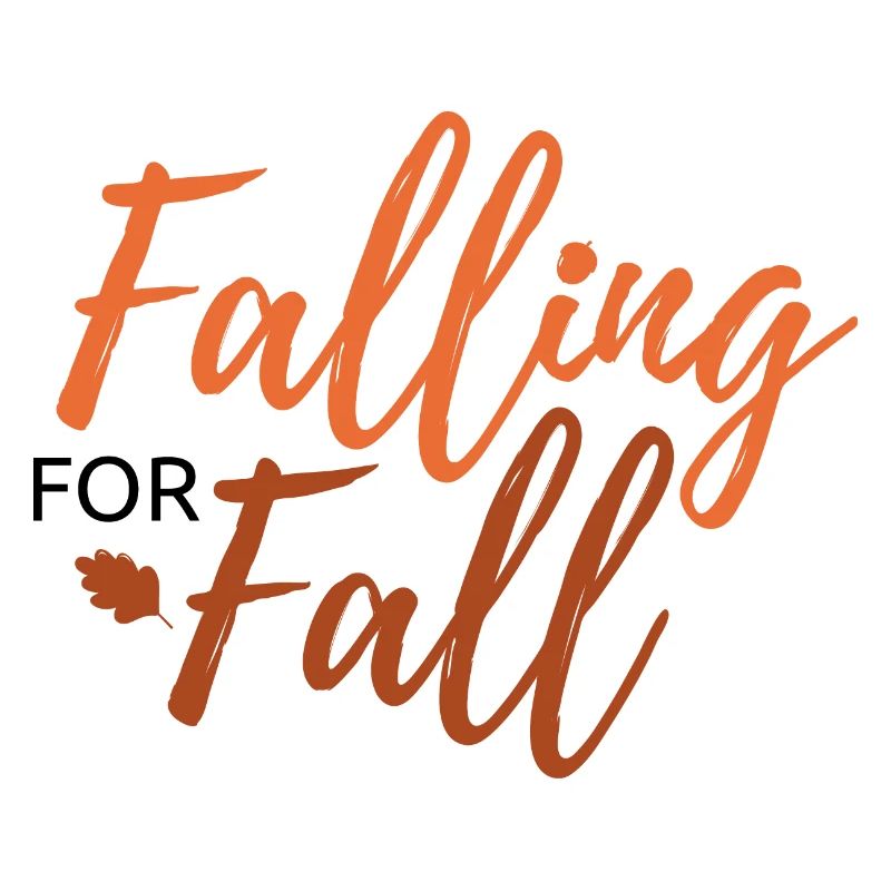 Falling for Fall –Schriftzug