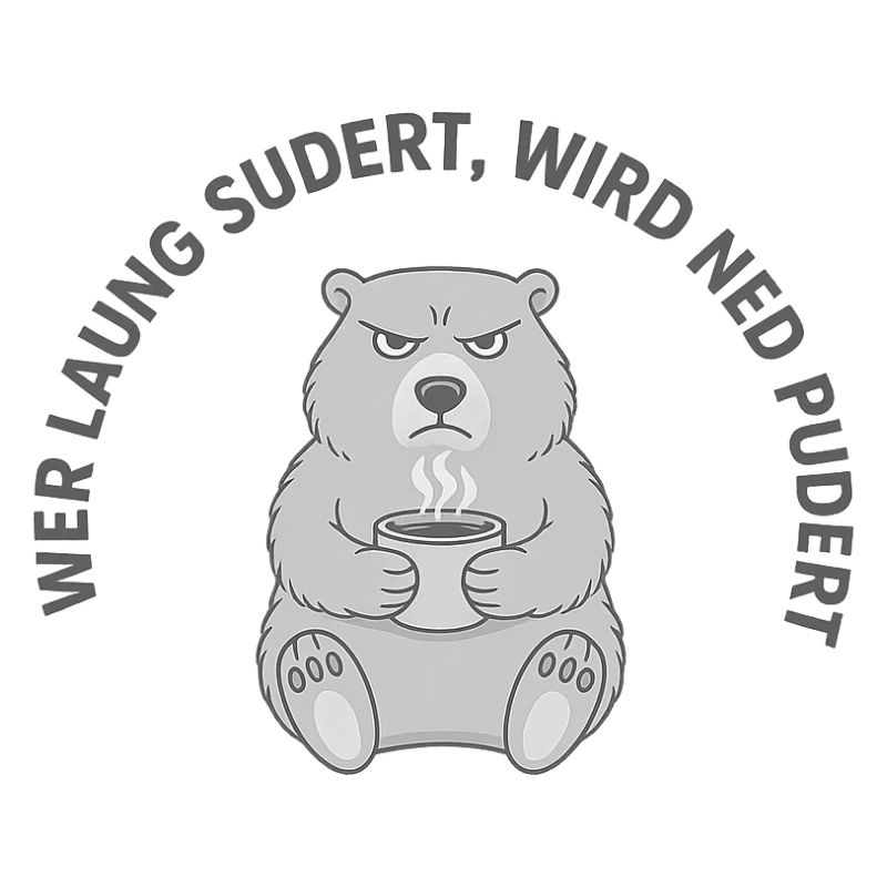 Wer laung sudert, wird ned pudert – Grumpy Coffee