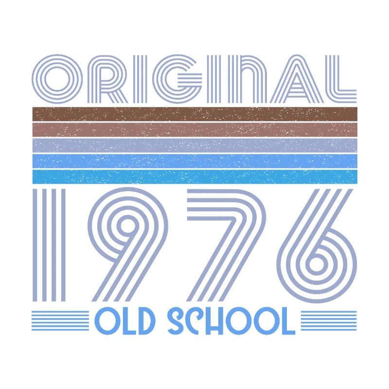 50e anniversaire original de l’old school de 1976