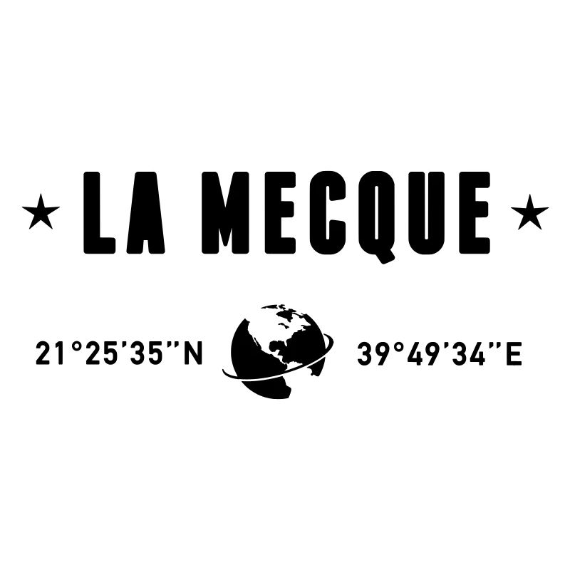 La Mecque Arabie Saoudite Coordonnées Globe