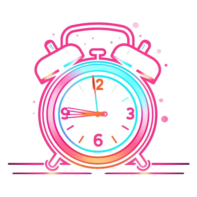 Retro Bell Clock