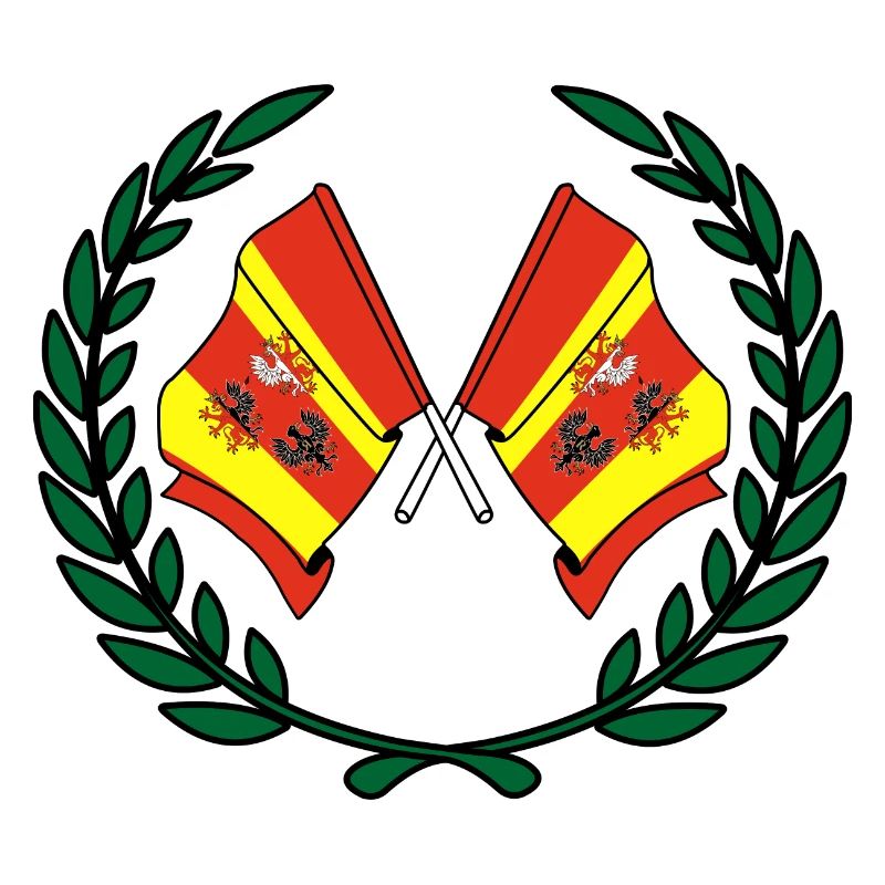 Flaggen Lorbeerkranz