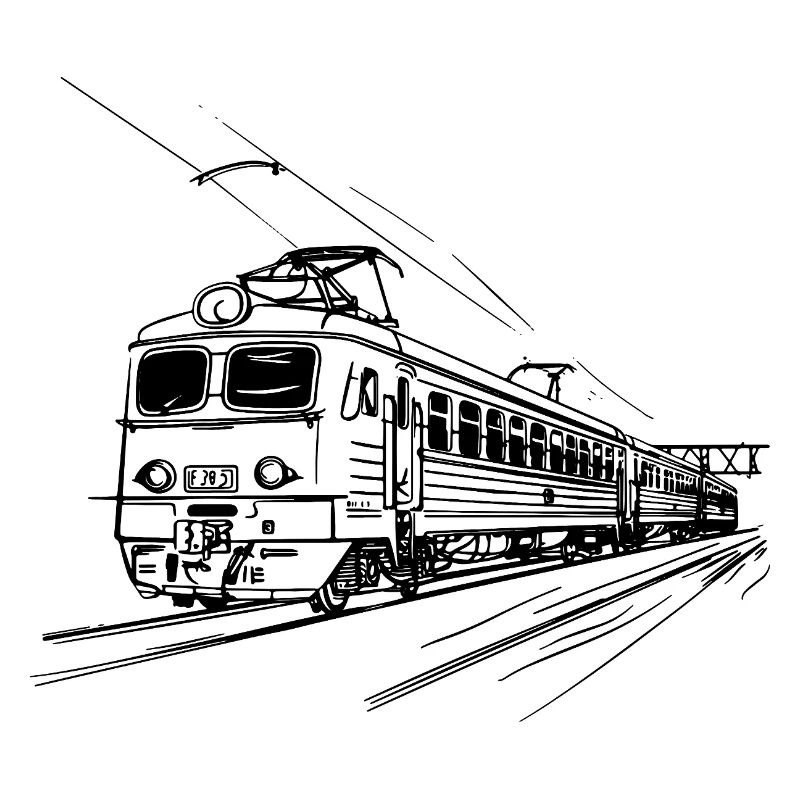 Eisenbahn Skizze
