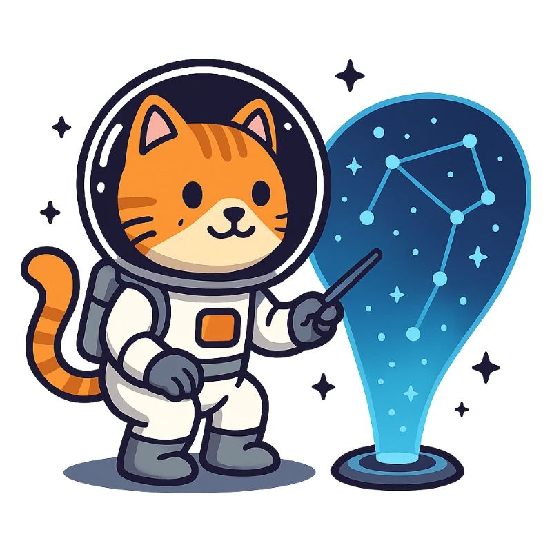 Space Cat Constellation – Kawaii