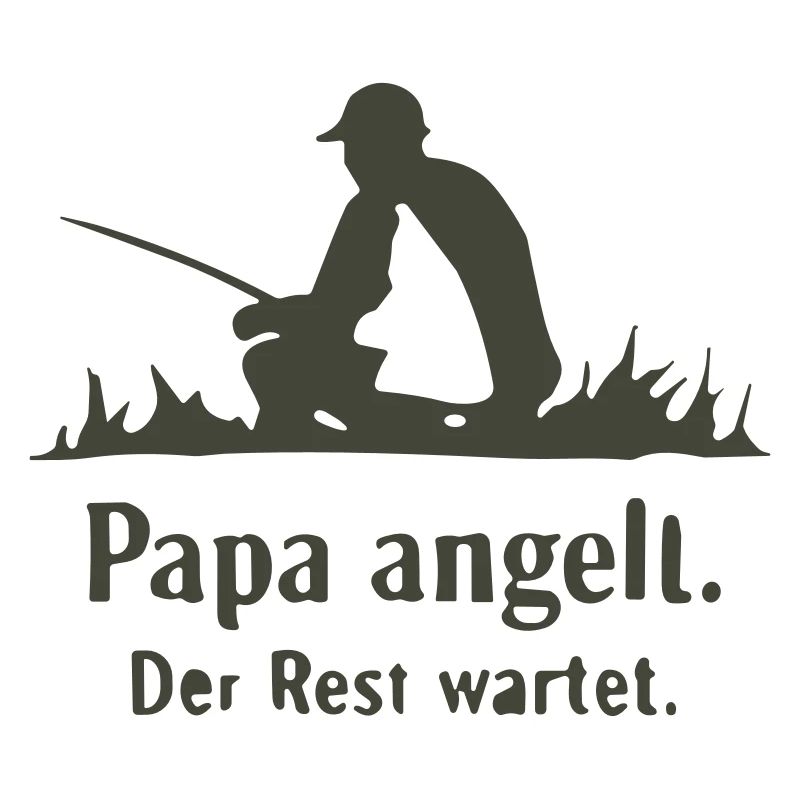 Papa pêche Le reste attend