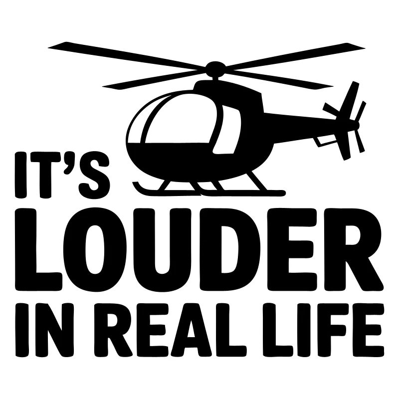 Helikopter-Pilot lustiger Spruch
