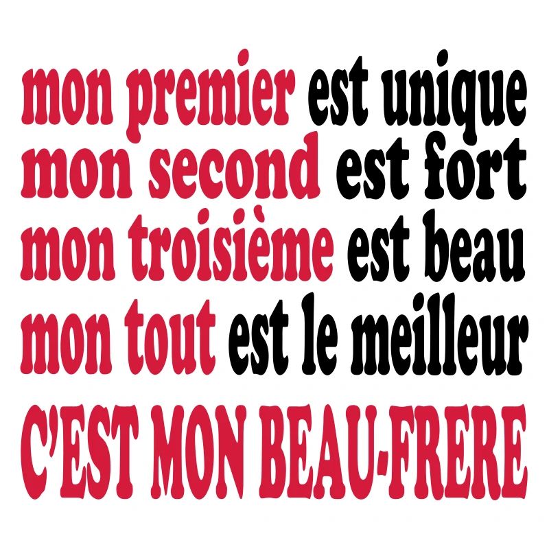 Mon beau-frère est beau