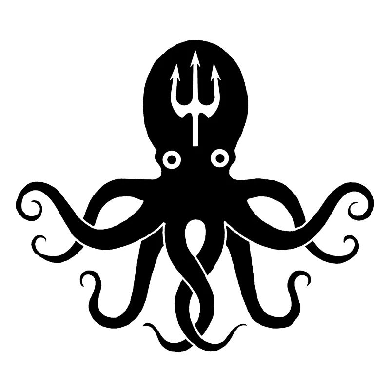 Schwarzer Oktopus