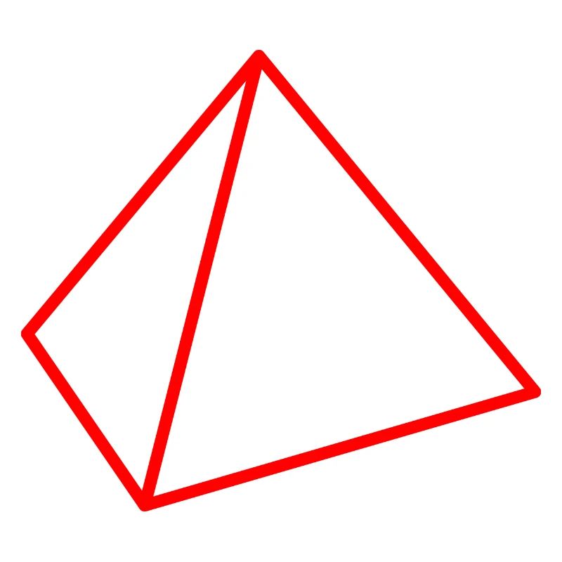 Roter Tetraeder