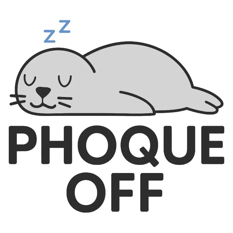 Phoque Off – Jeu de mots drôle et décalé