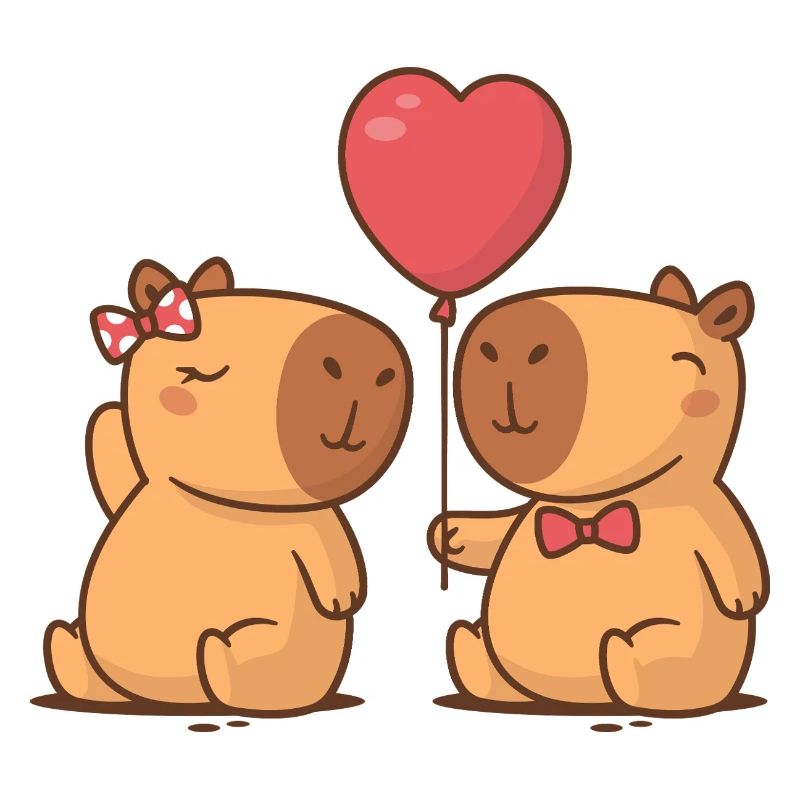Capybara-Paar