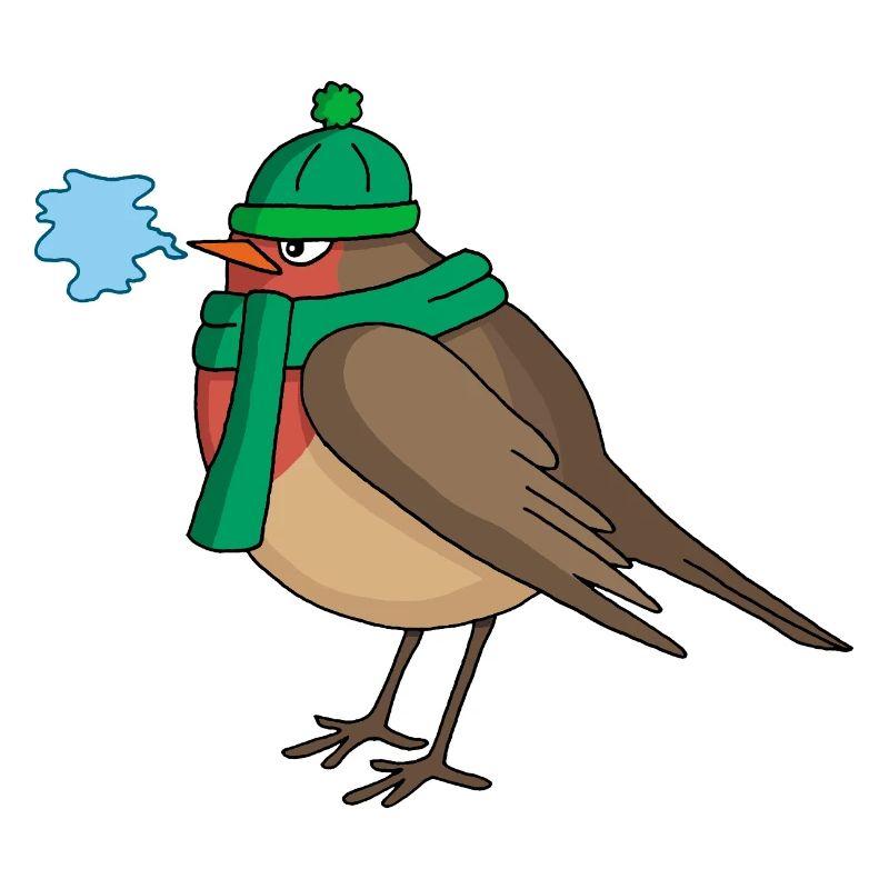 Der Vogel und der Winter