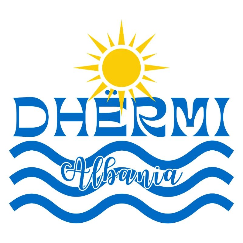 DHËRMI Albania Sun Waves Logo