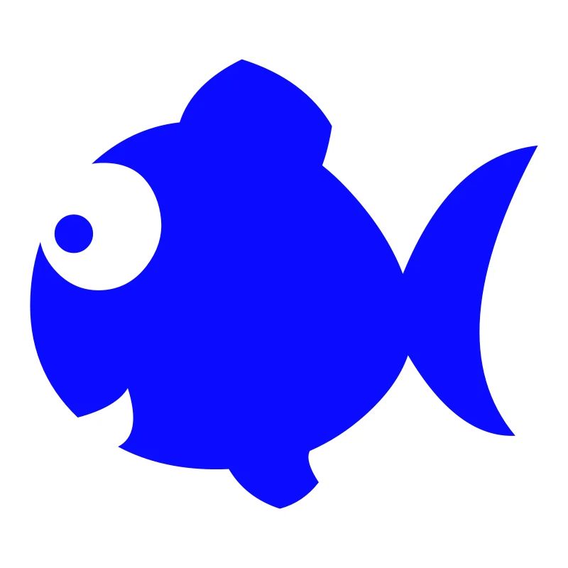 Happy Blue Fish