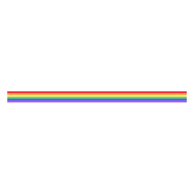 Regenbogen Pride Streifen LGBTQIA+