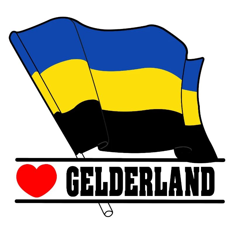 Drapeau de la Gueldre au cœur de la Gueldre
