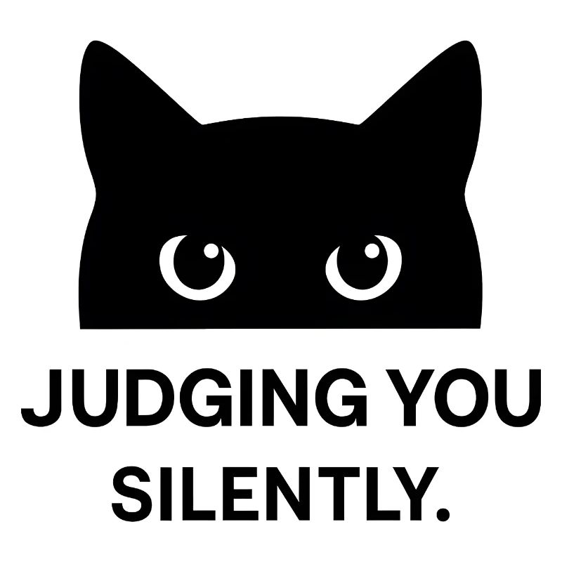 Cat humor, cat gift idea, funny pets