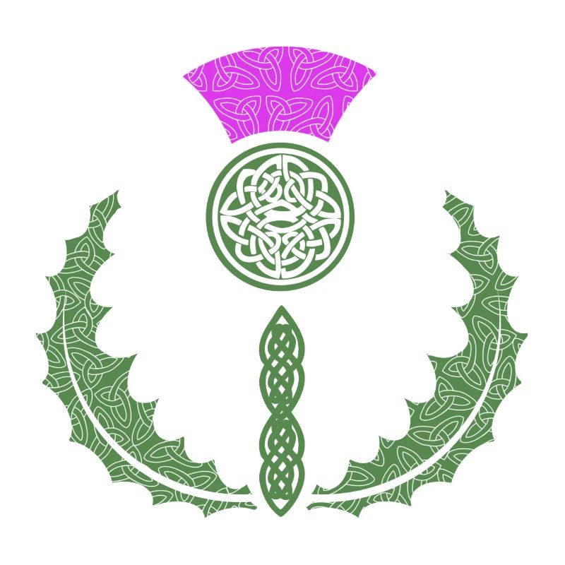 Celtic Knotwork Thistle