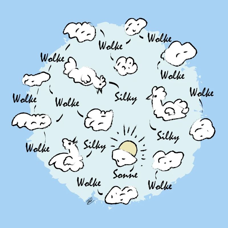 Nuage de soie