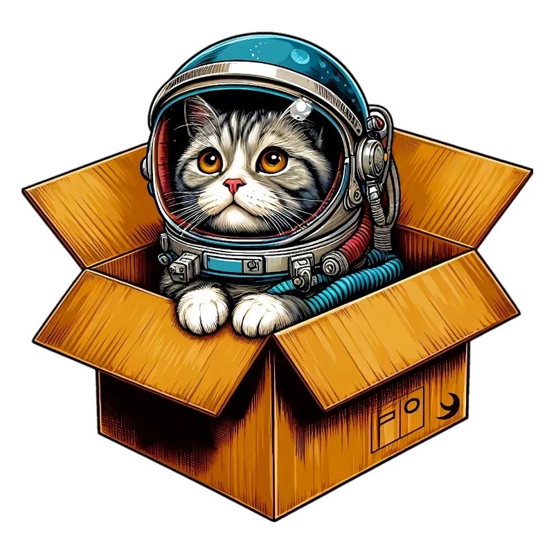 Astronaut Katze