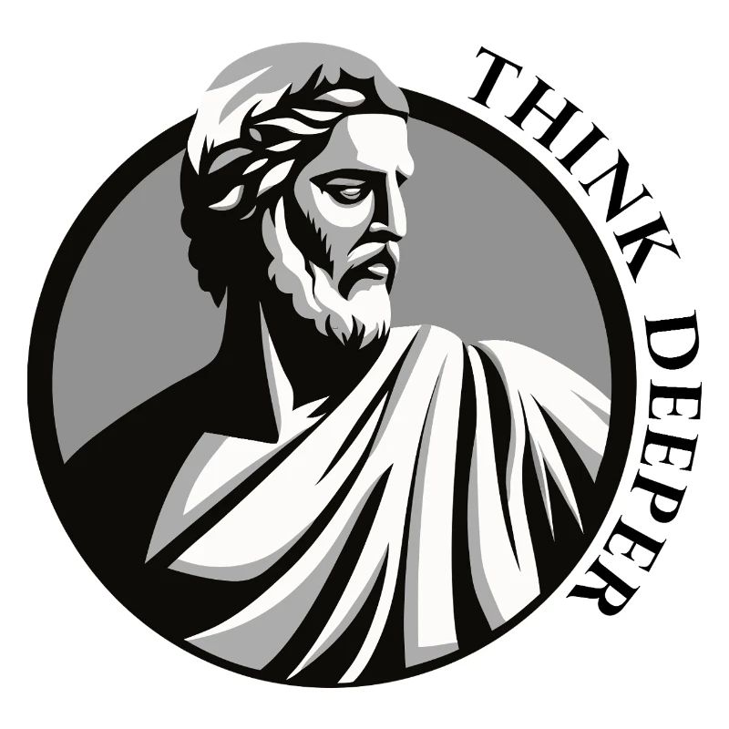 Classic Greek Philosopher | "Think Deeper" | Stoic