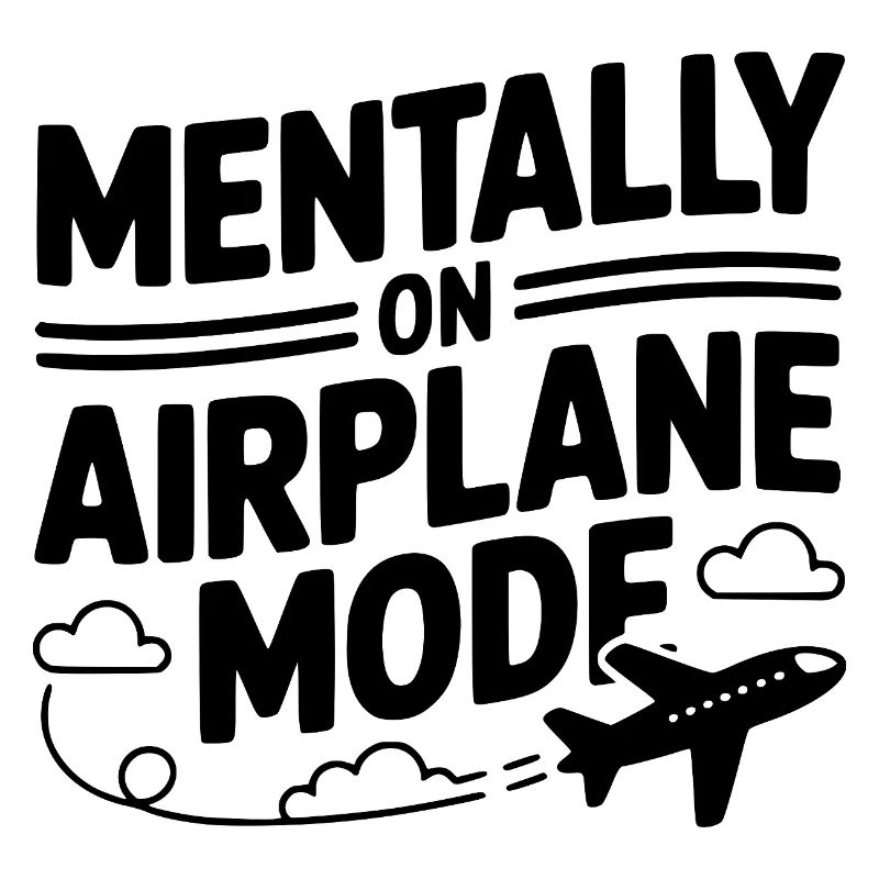 Mental im Flugzeugmodus