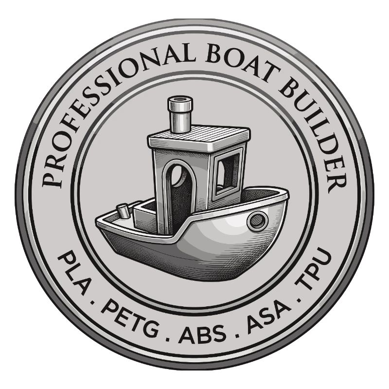 Professional Boat Builder – 3D Druck Emblem
