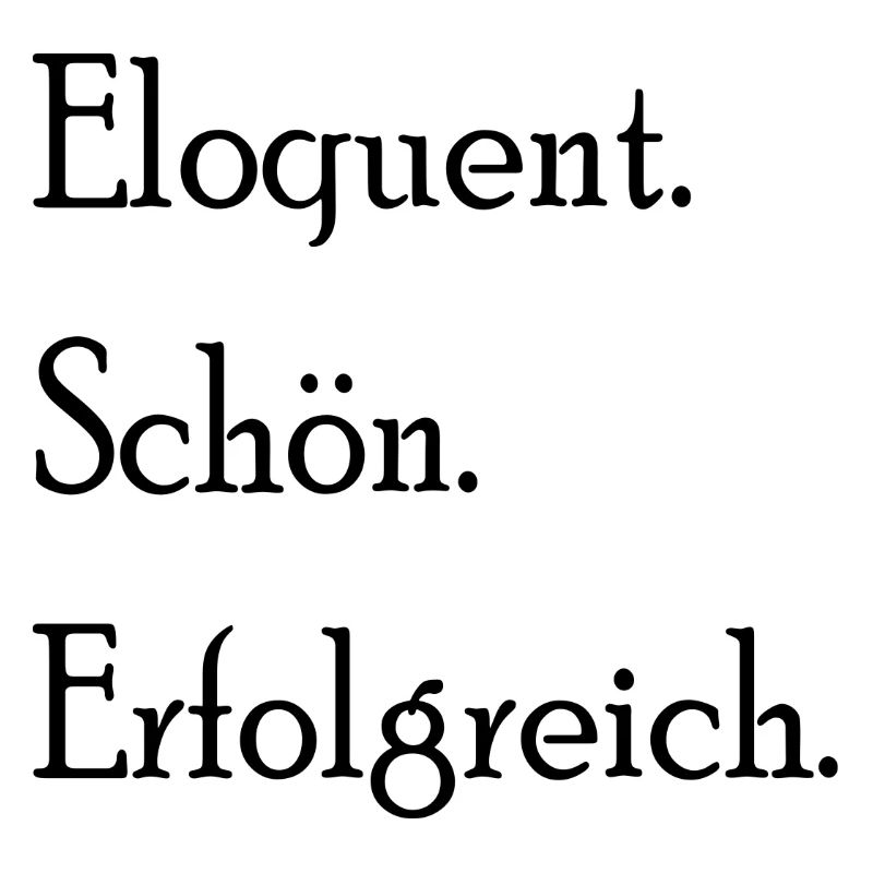 Eloquent. Nice. Successfully. Statement Saying