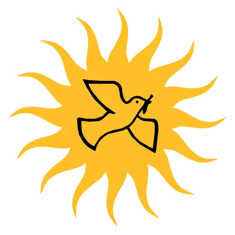 Friedenstaube Sonne