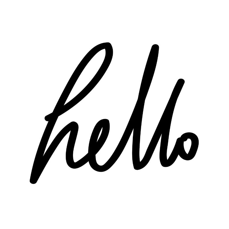 hello - handwriting