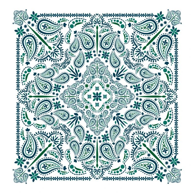 Paisley Pattern - Mandala, Mosaic, Flower Print