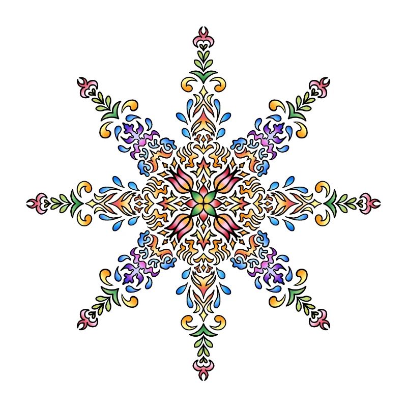 Mandala | Bunt | Leben | Geschenkidee