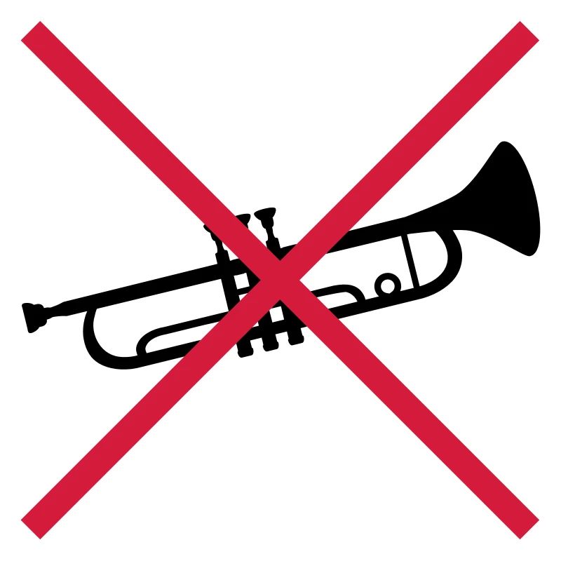 Trompette Bouclier Interdit