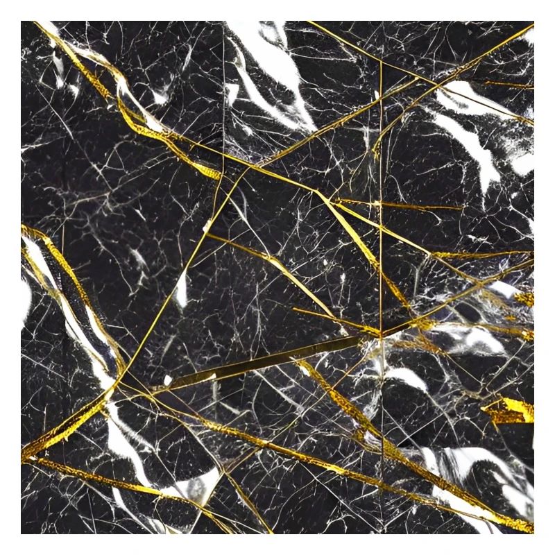 Marmor Schwarz Gold Marmorimitat