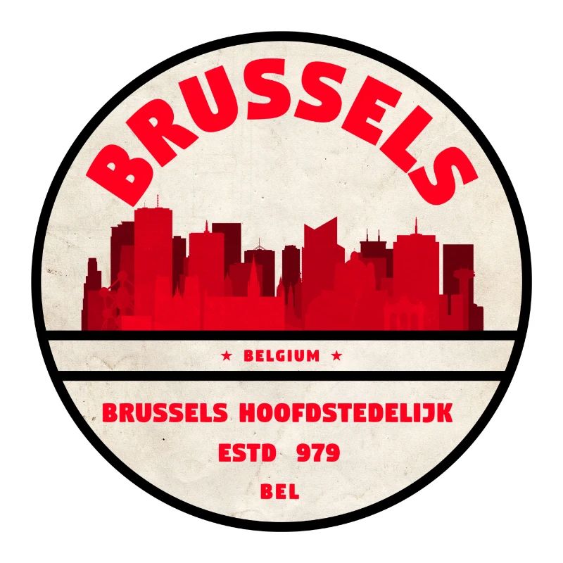 Brüssel Skyline Emblem