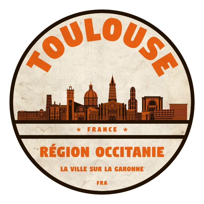 Toulouse Skyline Abzeichen